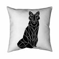 Begin Home Decor 26 x 26 in. Geometric Fox-Double Sided Print Indoor Pillow 5541-2626-AN268
